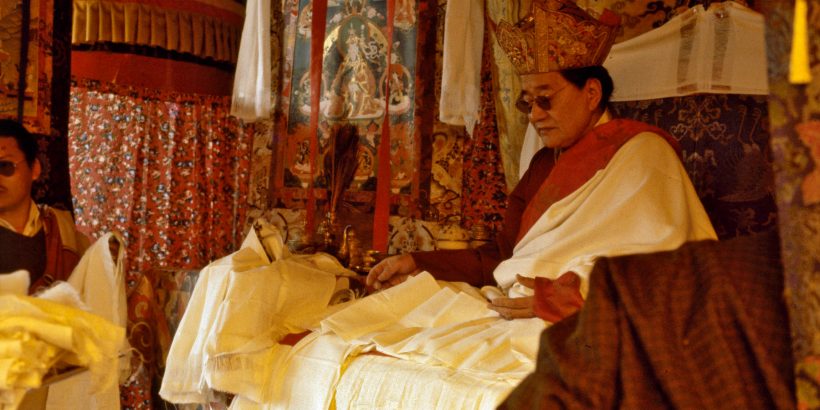 Dudjom Rinpoche, Kathmandu, Nepal.